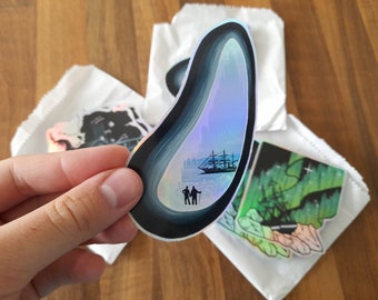 Terra Nova sticker inspired by Robert Falcon Scott&#39;s Antarctic expedition