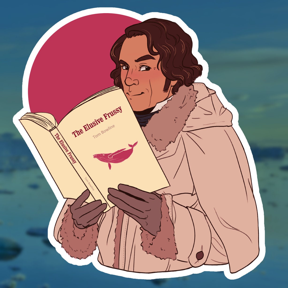 The Terror inspired James Fitzjames gloss vinyl sticker