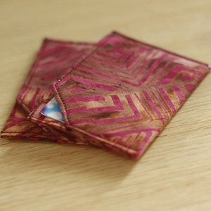 Indonesische batik-kaarthouder - CB-formaat (creditcard, NAVIGO-pas) - KOKA
