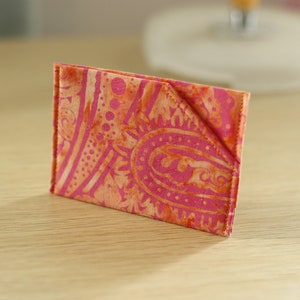 Indonesische batik-kaarthouder - CB-formaat (creditcard, NAVIGO-pas) - KOKA