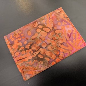 Indonesische batik-kaarthouder - CB-formaat (creditcard, NAVIGO-pas) - KOKA