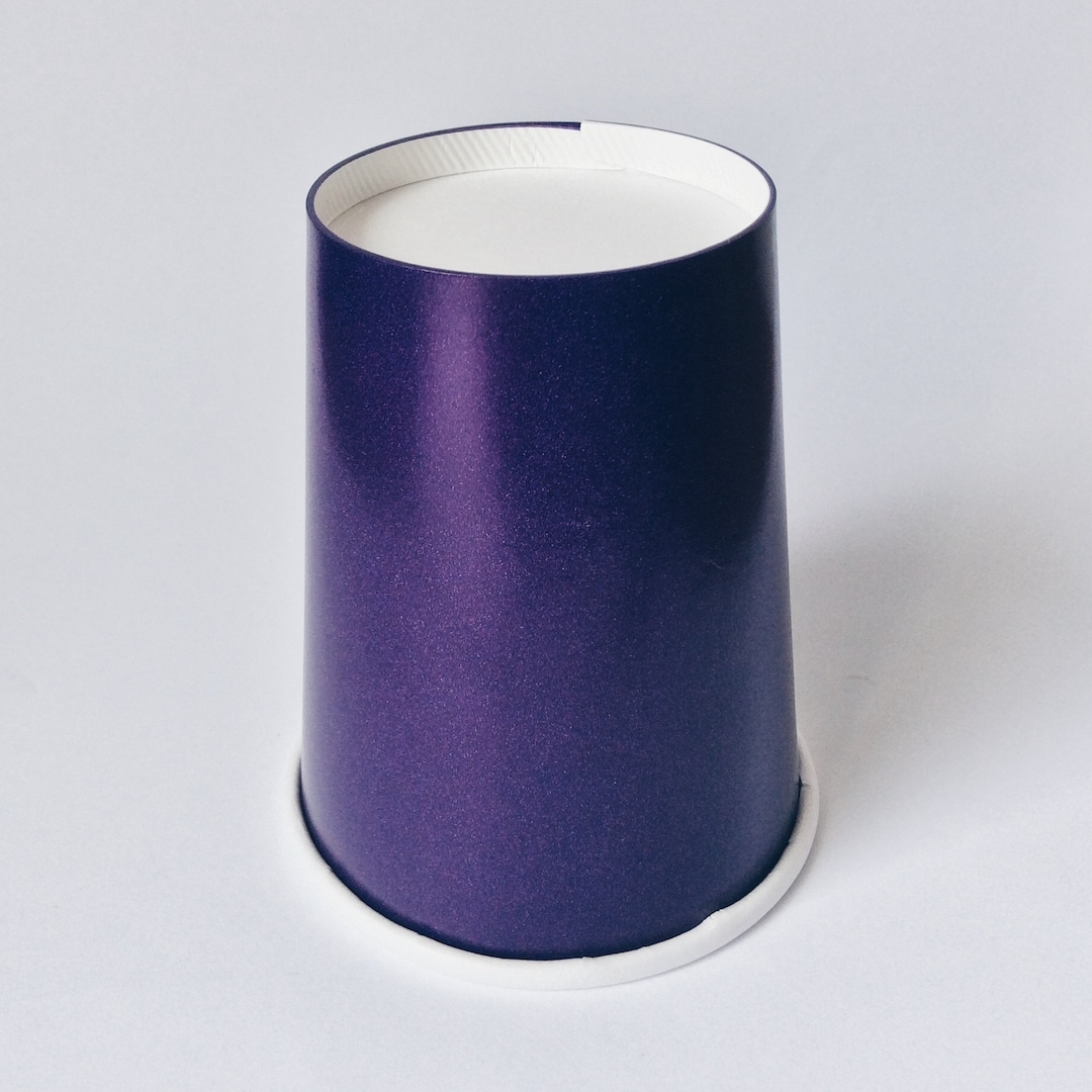 Purple Paper Party Cups - Etsy UK