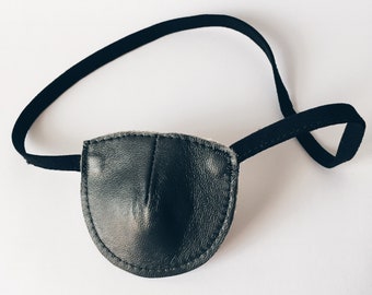 Pirate Eye Patch Handmade Leather Eye Patch Child Pirate Costume Kids Pirate Costume Pirate Dress up Pirate Party theme Pirate gift for kids