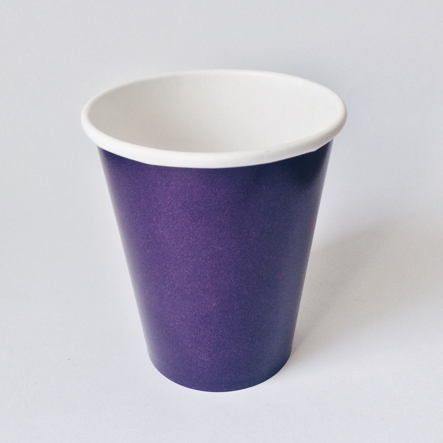 Purple Paper Party Cups - Etsy UK