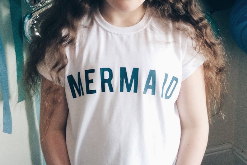 Kids Mermaid White T-shirt image 1