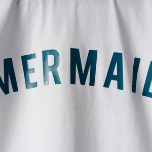 Kids Mermaid White T-shirt image 4