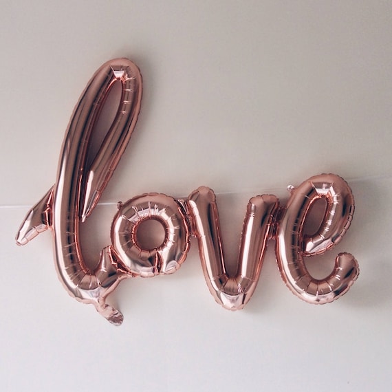 Script Love Balloon Rose Gold Foil Love Balloon Word Balloon Party Decoration Wedding Decoration Anniversary Air Filled Love From Script Love Balloon Rose Gold Foil Love Balloon Word Balloon Party Decoration Wedding Decoration Anniversary Air Filled Love From
