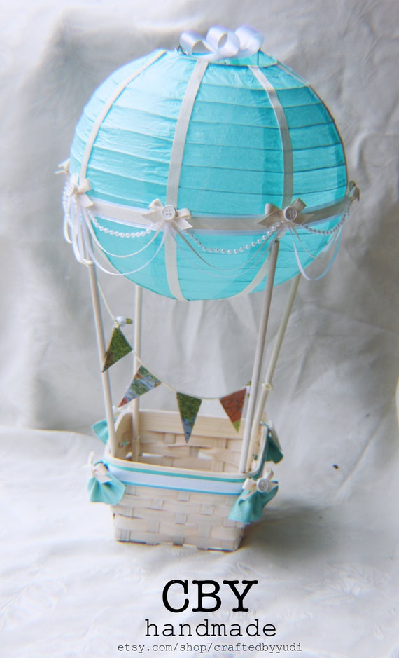 Large Travel Theme Map Bunting Hot Air Balloon Decoration Or Etsy