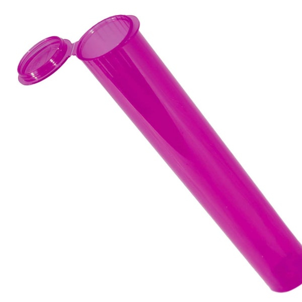 Doob Tube, Pretty, Smell Proof, Smoking Accessory, Girlie Doob Tube, Joint, Blunt, Eco-Friendly, BPA-Free Plastic Pre-Roll Container, Pink