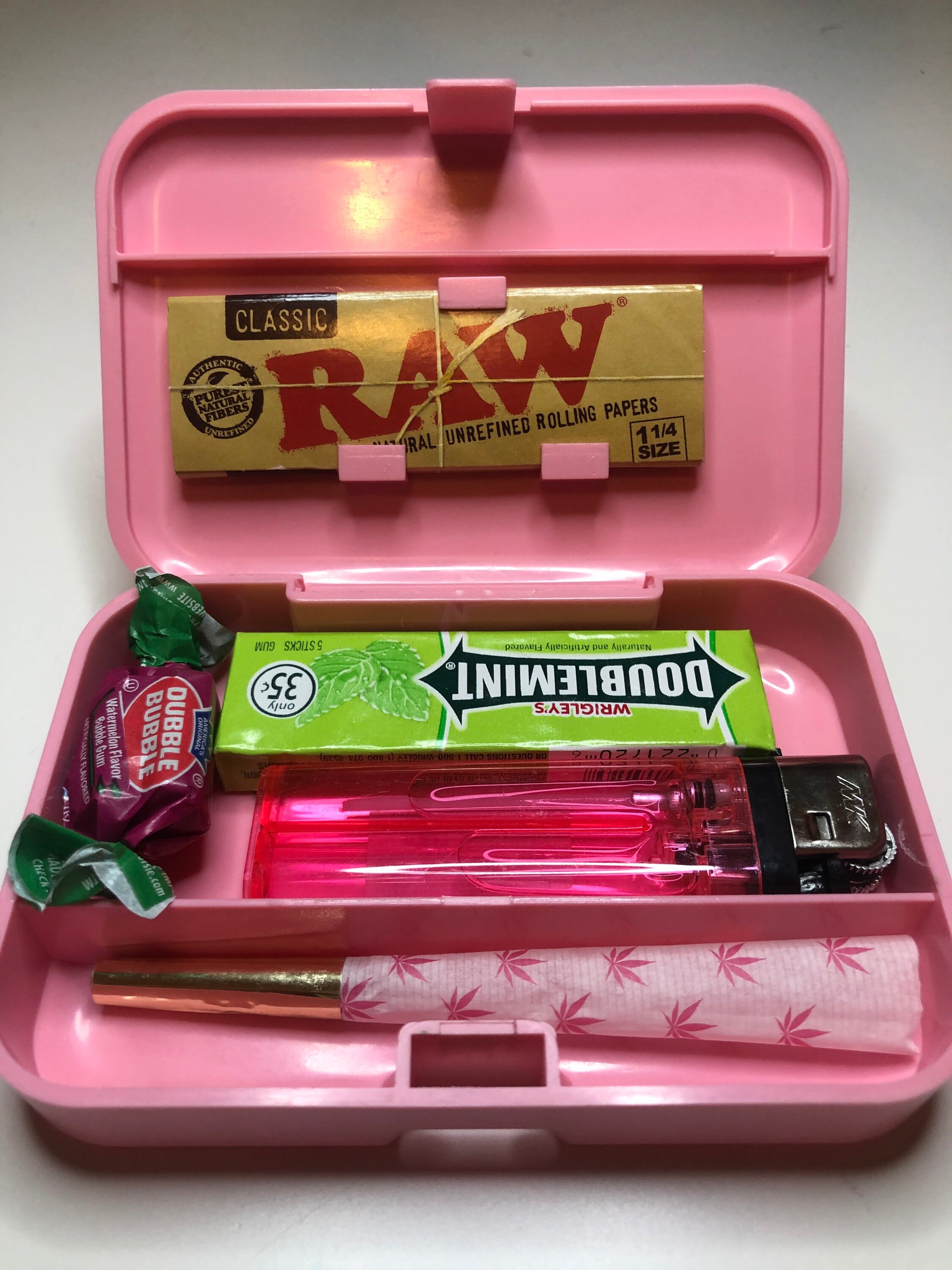 Personalized Stash Box Smoking Accessories Pink Stash Bag Etsy