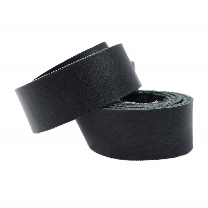 1.8mm Thick Leather Strong Strap 1 Wide 60 Long for CraftsToolingWorkshop : Charcoal Black Hide /& Drink Cord Braiding String,