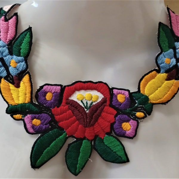 Amritsar Multi Colour Embroidered Necklace