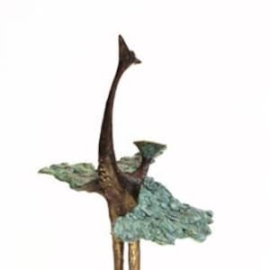 bronze sculpture ''bird of paradise''