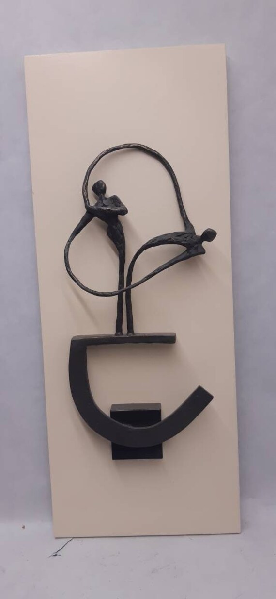 Cadre Mural avec 2 Personnages 50x20