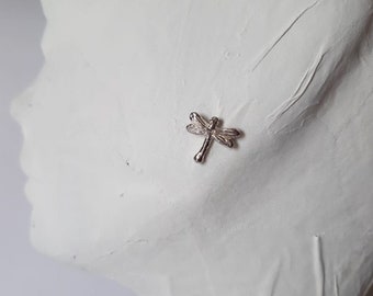 LIFE - Dragonfly sterling silver stud earrings