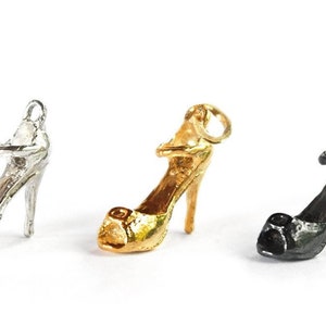 Tango Shoe - Sterling Silver Charm - For Tango Lovers Collection by Enza De Pinto