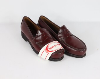 steel toe penny loafers