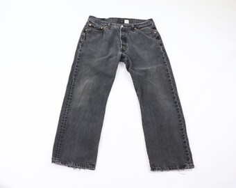 levi's distressed jeans mens black