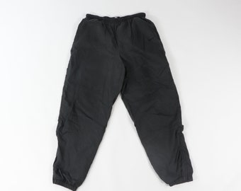 Items Similar To 90s Nike Nylon Swoosh Logo Lined Joggers Jogger
