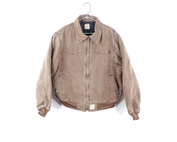 90s Carhartt Distressed Faded Insulated Western Ja