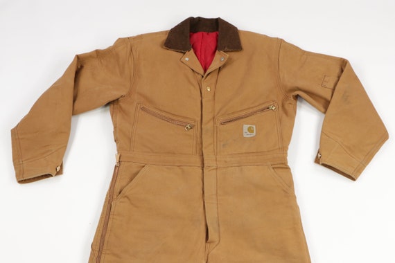 70s Carhartt Insulated Outdoor Work Coveralls Suit