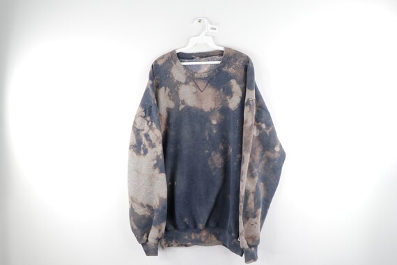 90s Russell Athletic Distressed Acid Wash Crewneck