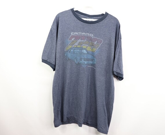 80s Camaro 720 GM Thin Short Sleeve Ringer Shirt B