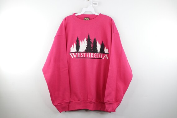 NOS 80s Streetwear Mens Large West Virginia Spell