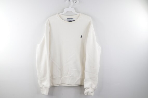90s Ralph Lauren Pony Logo Blank Crewneck Sweatshi