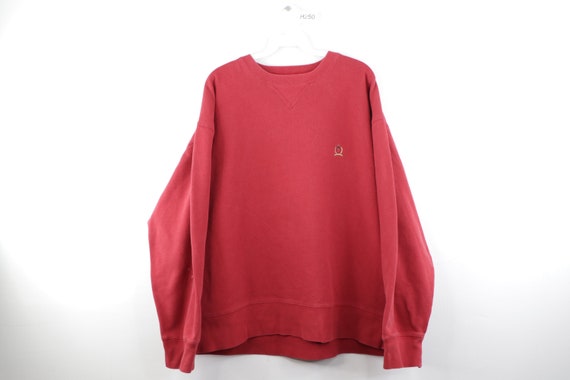 90s Tommy Hilfiger Distressed Faded Crewneck Sweat
