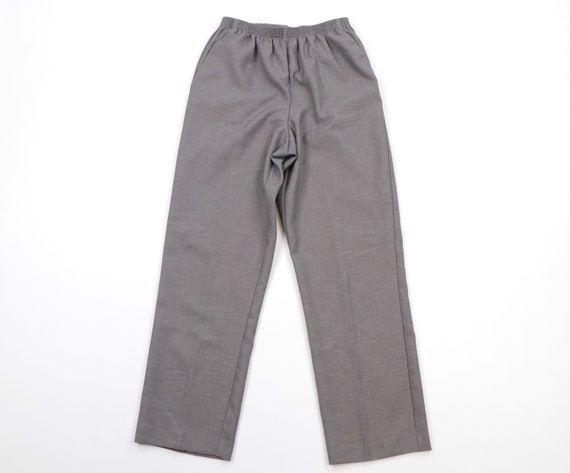 90s Streetwear Blank Flat Front Elastic Waist Chin