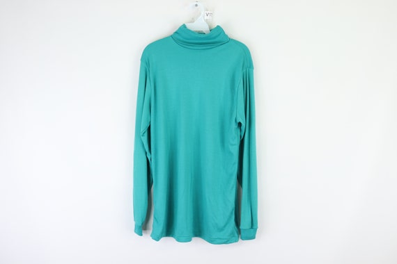 80s LL Bean Thermax Polyester Turtleneck Sweater T