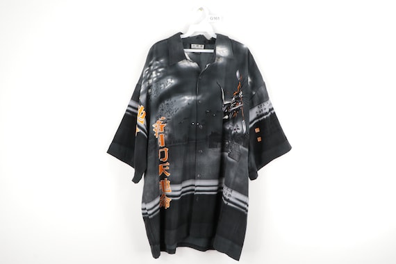 90s Streetwear Anime Print Asian All Over Print Bu