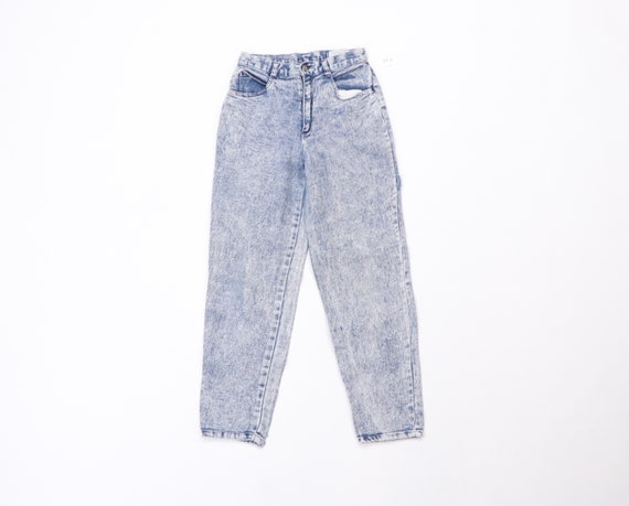 90s Streetwear Distressed Tapered Leg Acid Wash Je