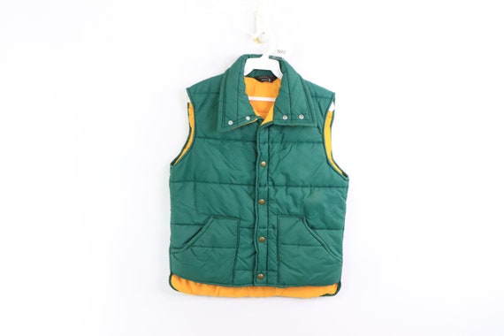 80s JCPenney Outdoor Hiking Button Up Puffer Vest
