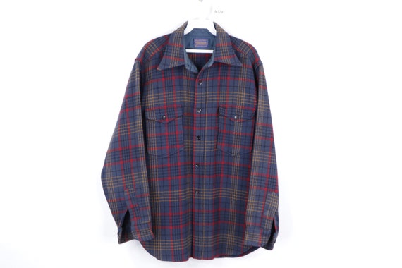 70s Pendleton Rockabilly Double Pocket Wool Board