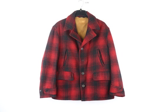 50s CC Filson Chamois Cloth Lined Wool Hunting Jac