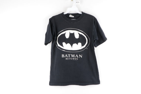 90s Batman Returns Bat Logo Spell Out Distressed S