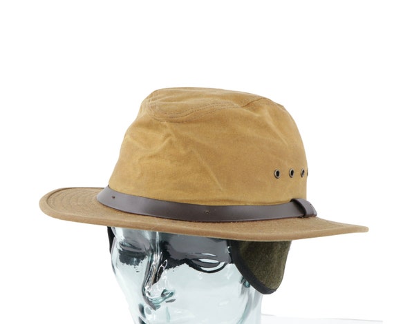 70s CC Filson Waxed Tin Cloth Fitted Safari Huntin