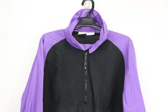 90 s nouvelle Powderline demi violet Zip Pullover coupe-vent veste violet demi moyen pour homme, veste coupe-vent Vintage, des années 90 veste, veste légère f62960 90 s nouvelle Powderline demi violet Zip Pullover coupe-vent veste violet demi moyen pour homme, veste coupe-vent Vintage, des années 90 veste, veste légère f62960