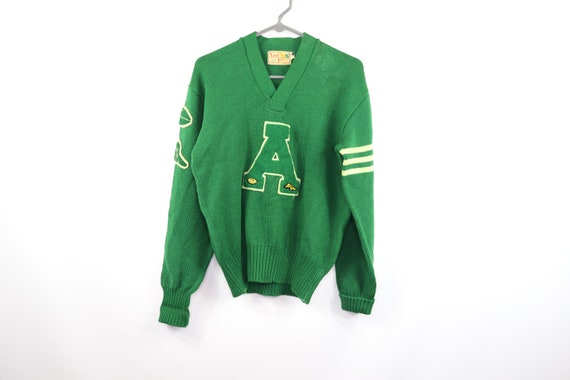 50s Mens Size 42 Lamb Knit Pure Wool 1958 Varsity