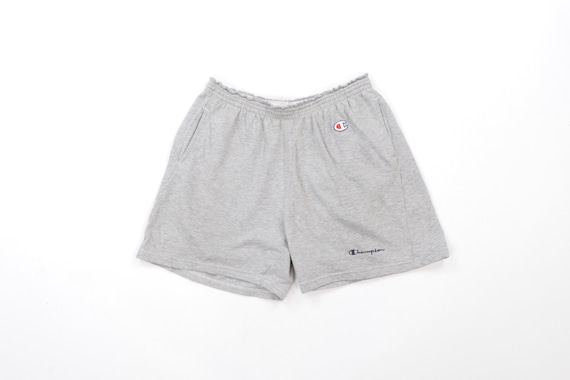 80s Champion 6" Stitched Spell Out Dad Shorts Heat