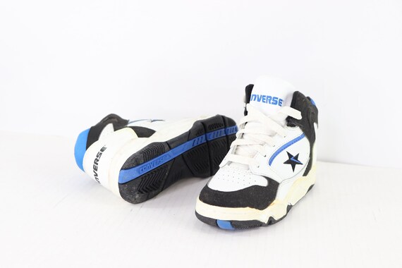 90s New Converse Youth Size 13 Shadow Mid Basketba