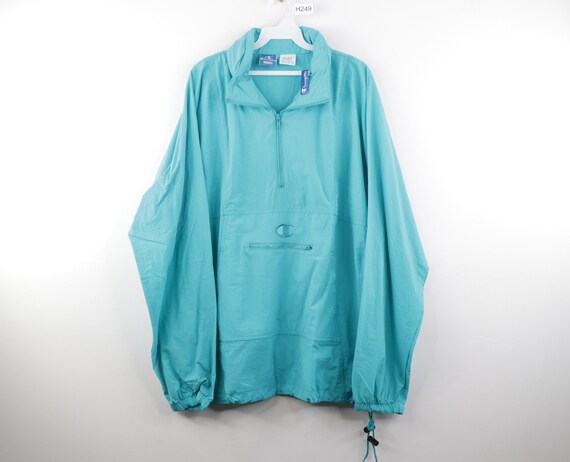NOS 90s Champion Big Logo Hooded Anorak Jacket Win