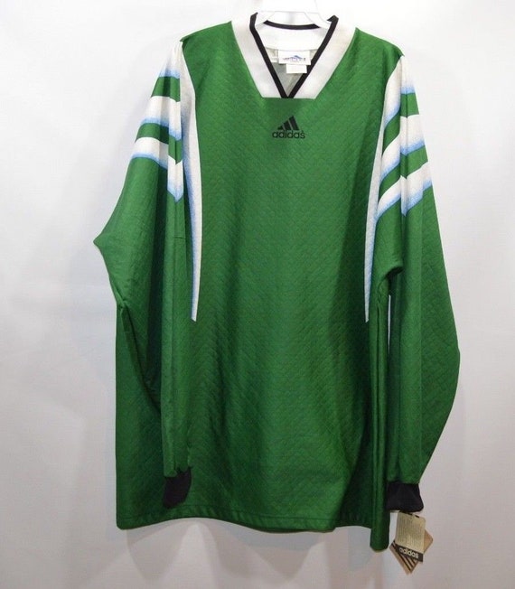 90s New Adidas Spell Out Soccer Goalkeeper Goalie