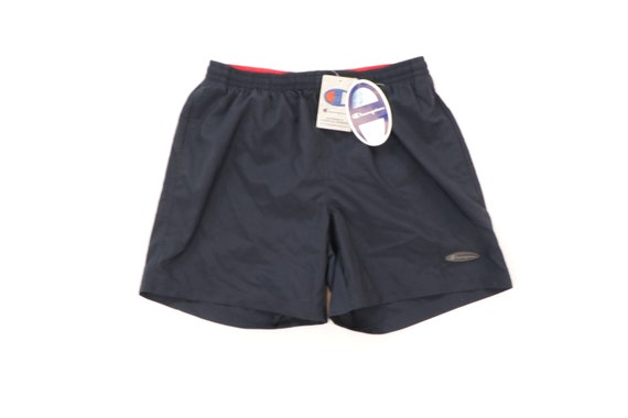 NOS 90s Champion Streetwear Spell Out Lined Shorts