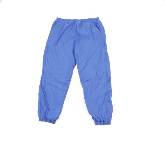 80s Puma Stitched Logo Lined Nylon Joggers Jogger
