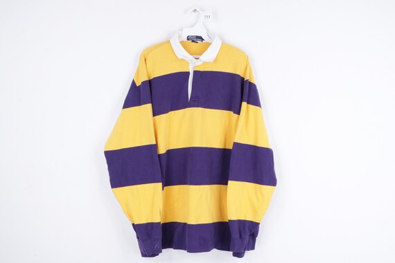 90s Ralph Lauren Color Block Striped Long Sleeve R
