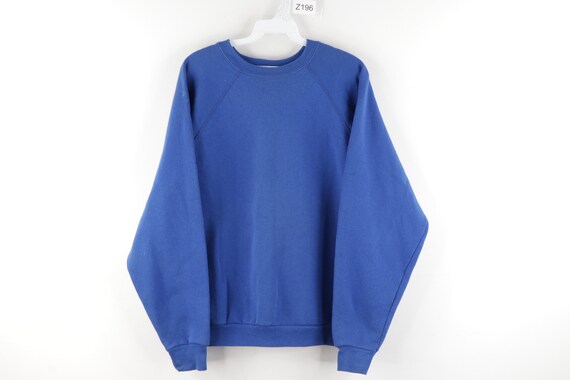 90s Streetwear Blank Faded Crewneck Sweatshirt Roy