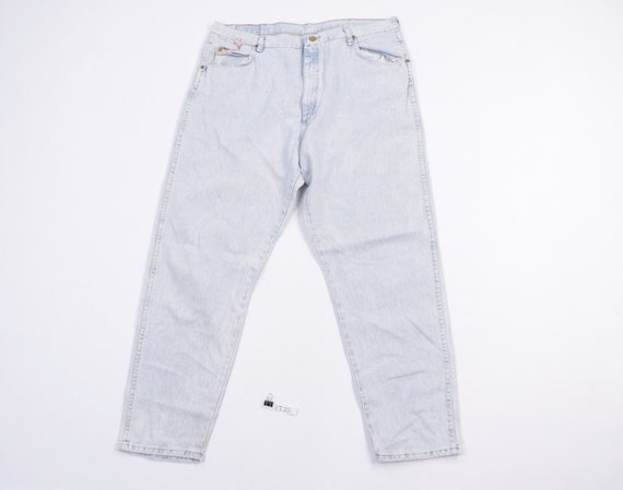 80s Wrangler Streetwear Distressed Tapered Leg Den